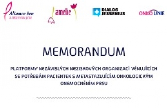 Memorandum O zlepšení podmínek pro ženy s metastatickou rakovinou prsu